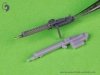 Master AM-72-169 Niemiecki km z okresu I w.św. Spandau LMG 08/15 (2 szt.) - z KRÓTKĄ rączką przeładowania - wydruki 3D i mosiężne lufy 1/72